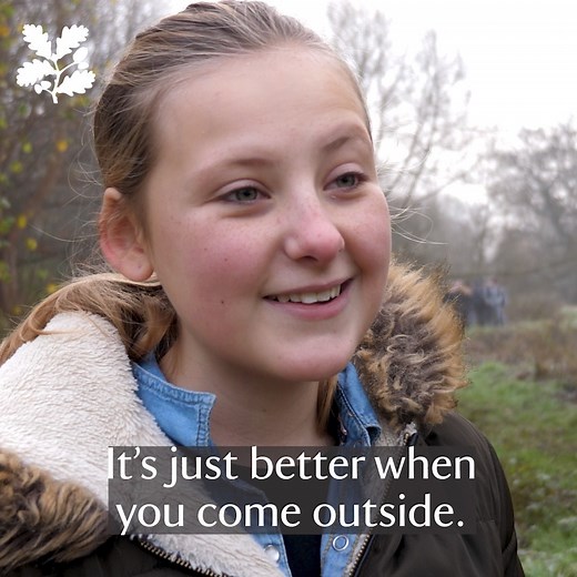 ‘It’s just better when you come outside.’ Libby and her classmates have been volunteering with us to help keep their local river clean and free-flowing. Our Green Academies Project has provided practical sessions for the past two and a half years, connecting over 100 students in Partington with their natural spaces, because nature can help us, as we help it. | National Trust