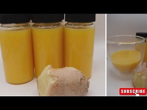How To Make Super Healthy Ginger Shots At Home