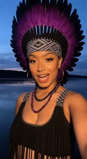 Do You Admire the Beauty of Native American Women? Say ‘YES’!"#NativeAmericanBeauty #DigitalCreation