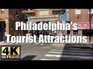 Walking Tour Philadelphia's Tourist Attractions Up Close | 4K ULTRA HD SMOOTH CAM FOOTAGE