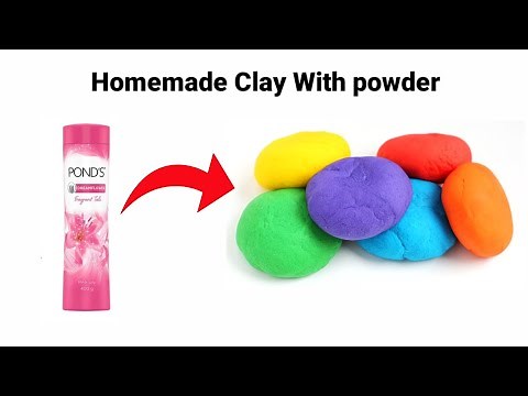 How to make Clay with Powder at home/How to make Clay/homemade clay/diy clay/Clay craft/Clay making