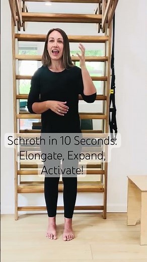 Schroth in 10 Seconds: Elongate, Expand, Activate! #schrothmethod #scoliosisexercise