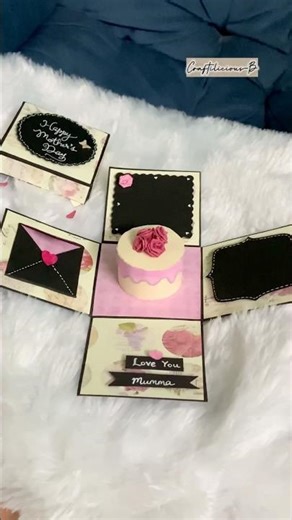 Mother’s Day explosion box idea 🦋🎀… #diy #mothersday #explosionbox #giftideas #surprisebox