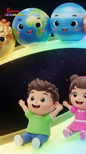 എത്ര എത്ര ഗ്രഹങ്ങൾ? - Kids Planets Song | Malayalam Rhymes for Children | Galatta Kids | shorts
