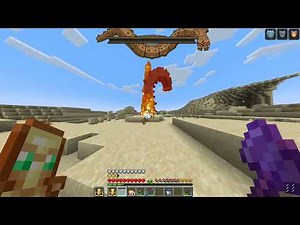 Minecraft Sandworm Boss Fight