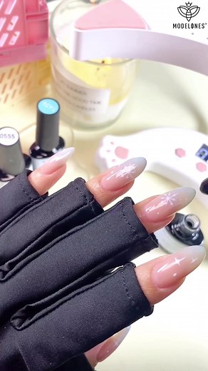 Classic nail inspo for this season ❄️ #modelones #modelonesnails #nailathome #nailinspo2024 #nailtutorial