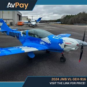 New Aircraft ✈ By AirSpace Auctions 2024 JMB VL-3EH-916 This is the...