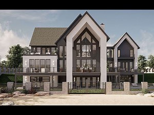 Stunning 4000 sq ft Modern Transitional Home Tour | 4 Bed 4 Bath Dream House [Plan 963-00857]