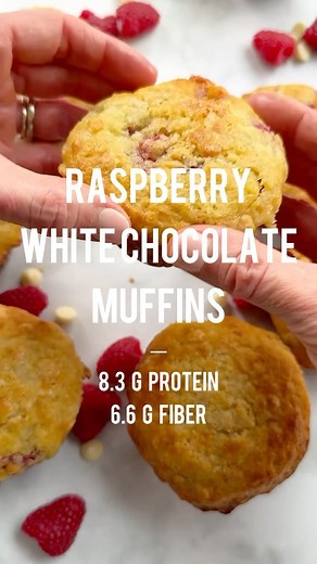 These Raspberry White Chocolate Muffins will blow you away! Did I mention they have double the protein and fiber and less sugar than a standard muffin?! 🤭Comment ‘recipe’ and I’ll send you the link so you can save or print this one! https://happyhealthymama.com/raspberry-white-chocolate-muffins.html . . . . . . #happyhealthymama #healthymuffins #healthydelicious #cottagecheeserecipes #easyhealthyrecipes | Happy Healthy Mama