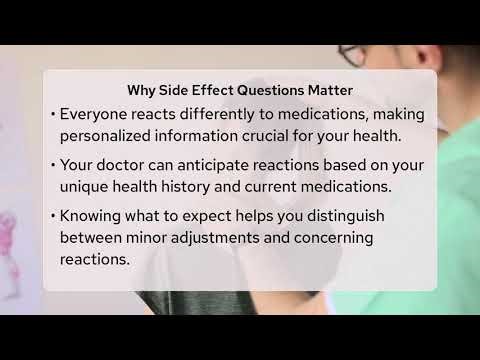 What Questions To Ask About RA Medication Side Effects?