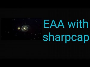 using the software sharpcap to live stack deepsky objects!