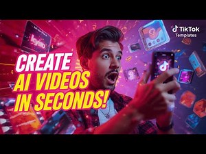 VIRAL IN MINUTES?! - How to Create AI Videos on TikTok Using Built-in Templates