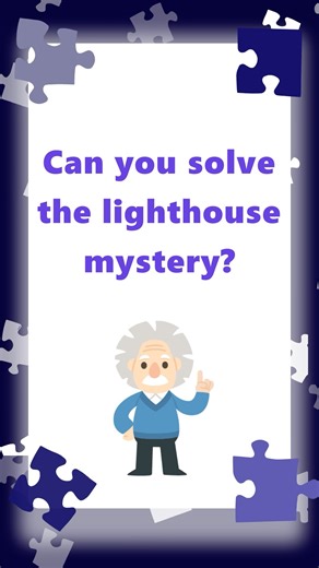 💡 The Lighthouse Mystery | Only 1% Solve This Riddle 🌊