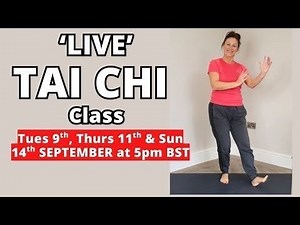 LIVE Tai Chi for Seniors & Beginners - Full Body Workout Flow