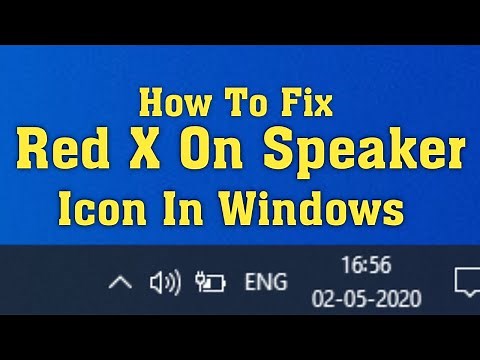 How To Fix No Sound (Red X Showing On Speaker Icon) / No Audio Output Device - Windows 10/8/7