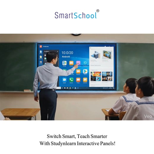 Seamlessly switch between Windows & Android on Studynlearn Interactive Flat Panel and turn every lesson into an engaging experience   Call or WhatsApp: 89270-89270  Buy now on Amazon – Click here: https://amzn.in/d/fcKY7Bp  Buy now on Flipkart – Click here: https://dl.flipkart.com/s/uHmyjONNNN #technology #interactiveflatpanel #classroomtechnology #smartschool | Smartschool Education Pvt. Ltd. | Facebook