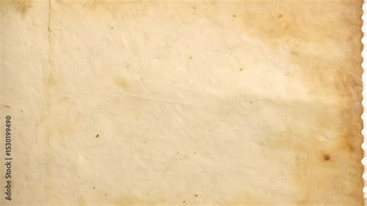 Vintage paper texture with frayed edges and aged parchment surface for background.