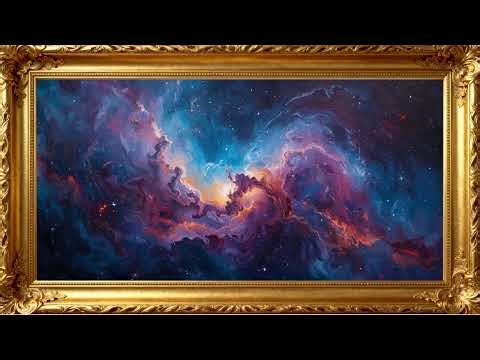Starfield Serenity – 4K Nebula Ambience for Peaceful Atmosphere | 4K Frame TV Art