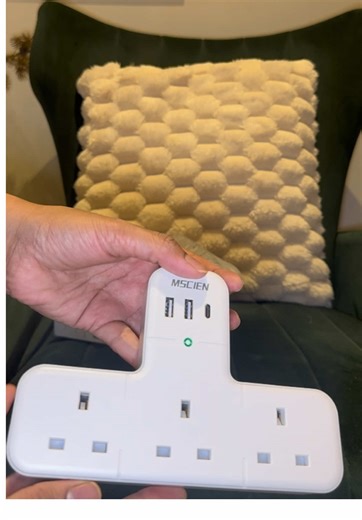 Multi plug adopters #fyp #usb #tiktokmademebuyit #sockets