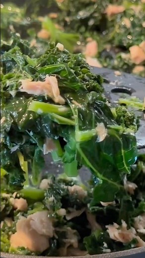 How to cook kale leaves in 15 minutes.