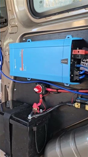 victron power board in mk8 transit. #victron