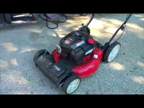 common CRAFTSMAN Lawnmower FRONT WHEELS Stopped TURNING . PROBLEMS with self