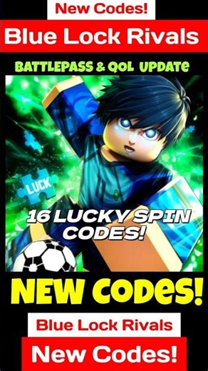 New Blue Lock Rivals Codes - New Codes For Blue Lock Rivals 2026 BATTLEPASS & QOL