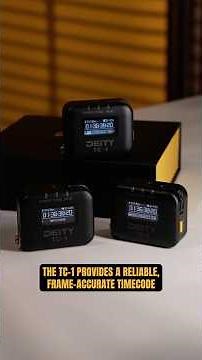 Why you need the Deity TC-1 Wireless Timecode Generator.