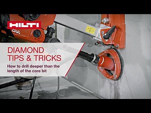 Diamond Tips & Tricks - How to Core Deeper than the Length of the Core Bit