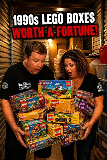 The Biggest Collection of Vintage LEGO Boxes Found in an Old Garage! #garage #storagewars #finds #Collection #lego