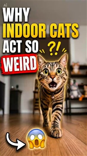 Why Indoor Cats Act So Weird 🤯 (Explained!) #cats #catbehavior #pets