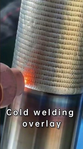 FNS pipeline cold welding overlay cladding#cladding #welding #coldwelding