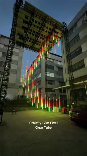 1.4K views · 34 shares | Network controlled winch with 96 pixels tube. #rj45 #sACN | Kinetic Light Orbisfly | Facebook