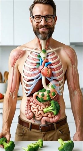 How Broccoli Is Digested in the Human Body | 3D Anatomy