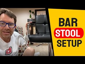 First Look at YAHEETECH Bar Stools Set, setup and assembly.