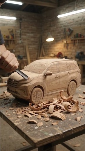 miniatur mobil kayu | toyota rush 2025