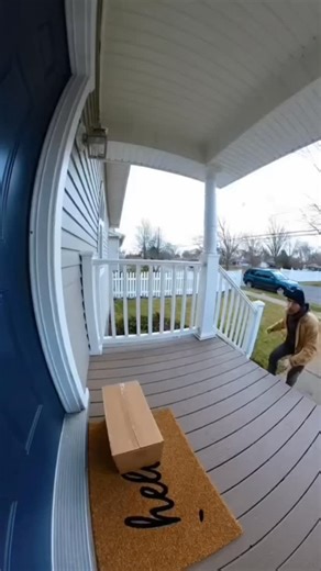 A porch pirate thought they were getting away with an easy package theft… until the box exploded with a burst of color powder right in their face. This hilarious doorbell-camera moment captures the exact second the thief panics, complains, and even threatens to call the police. Watch the full video for a perfect mix of justice, comedy, and instant karma. Keywords: porch pirate, package thief, doorbell camera, instant karma, caught on camera, viral video, package theft, home security, color powde