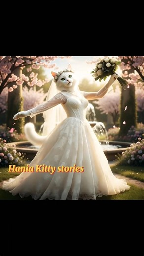 Royal Bride Cats 👑🐱 | Cute Meow Meow Wedding Shorts #cat#cutecats#meowmeow#royalcats#bridalcats#cats