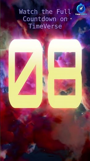 | Cosmic Space Timer | 15 Seconds Nebula Countdown Timer ⏱️