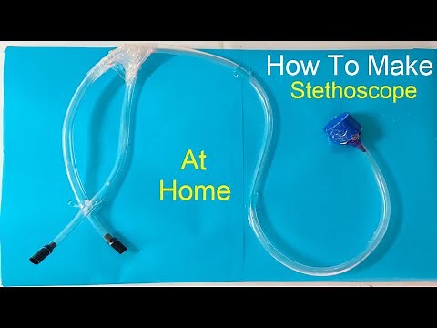 how to make stethoscope easily at home - diy | howtofunda | model making @craftpiller