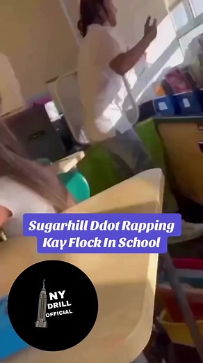 Sugarhill Ddot Rapping Kay Flock in School - Exclusive Footage