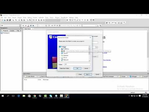 How to create a new project in CodeBlocks