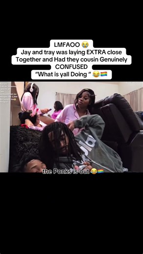 Badkidjay & Tray had they cousin confused 😂💀💀 #fyp #badkidjay #funnymike #viral #xyzcba @upshit.miyah @Imbadkidjay 💀