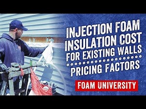 Injection Foam Insulation Cost for Insulating Existing Walls | Foam University