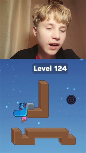 Проходження 124-го рівня у Apple Worm