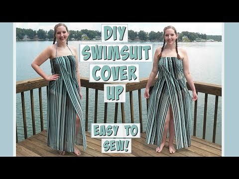 How to Make a Swimsuit Cover Up EASY! | Sewing Projects for Beginners