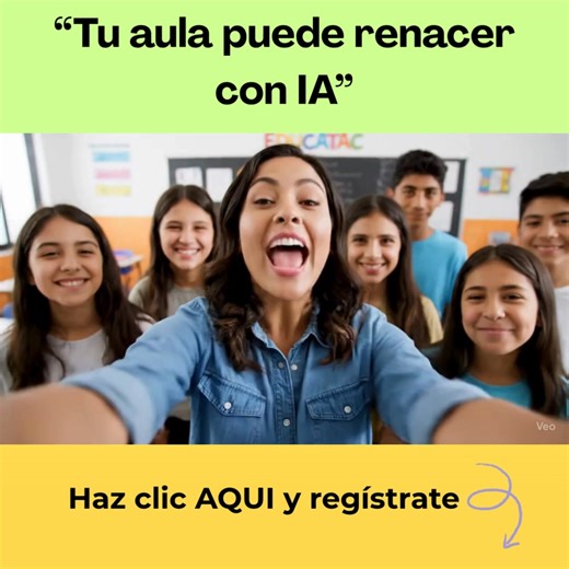 ¿Todavía das clases igual que hace 10 años? Mientras algunos siguen usando diapositivas, otros están creando experiencias interactivas con IA que inspiran, motivan y facilitan el aprendizaje. 👩‍🏫 El programa IA para Docentes te enseña paso a paso cómo usar inteligencia artificial para: ✅ Crear materiales educativos en minutos. ✅ Diseñar clases personalizadas para cada alumno. ✅ Ahorrar horas de planificación. La educación está cambiando… ¿vas a quedarte atrás? 👉 Únete hoy y empieza a enseñar 