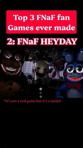 TOP 3 best FNaF fan Games ever made in my opinion #fnaf_forever #fnafedit
