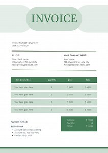 Marketing Freelancer Invoice Template |editable Canva Design |digital Download | Printable Modern Invoice |professional Billing Sheet - Etsy