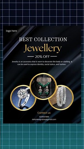 Jewelry Business Social Media Post Design in Canva – Step by Step
